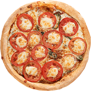 Order SoCal Margherita Pizza - Medium food online from Fresh Brothers store, Laguna Niguel on bringmethat.com