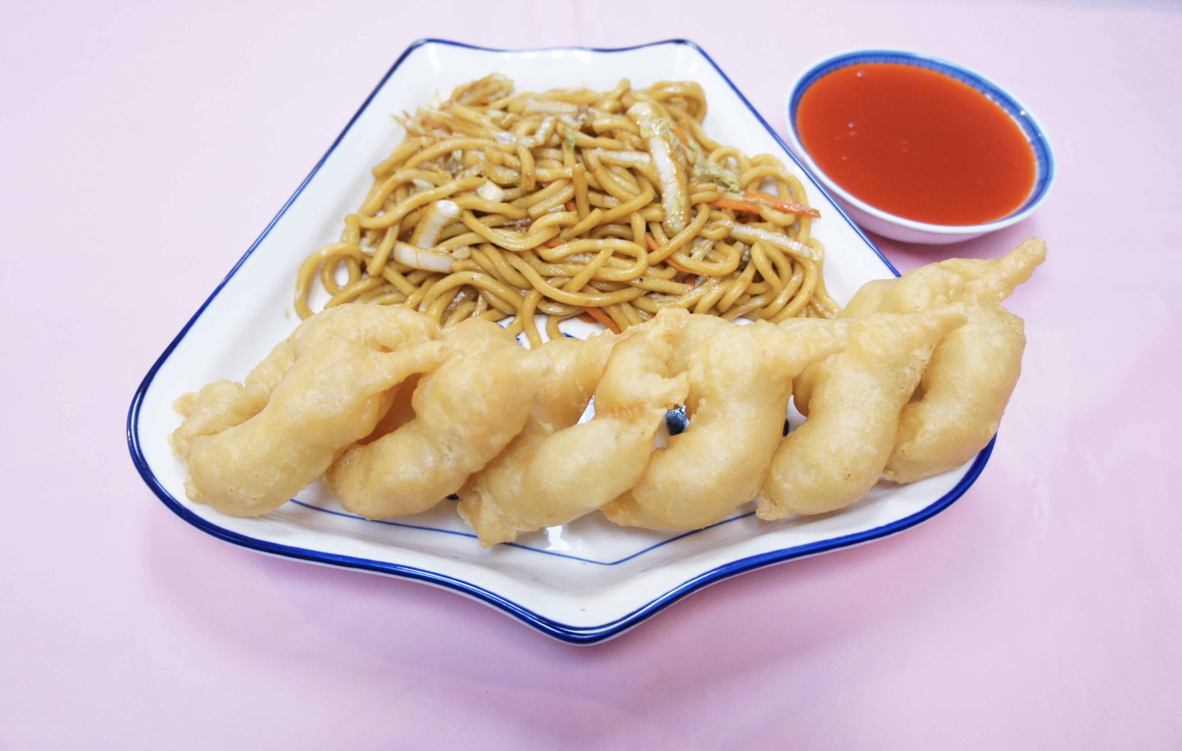 Order Sweet and Sour Shrimp with Lo Mein food online from Zhengs China Express store, Randallstown on bringmethat.com