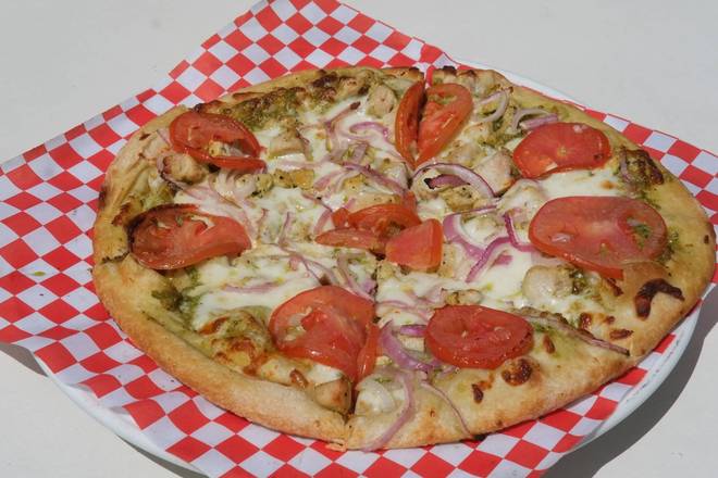 Order 12" Chicken Pesto Pizza food online from Pizza Pronto store, San Diego on bringmethat.com
