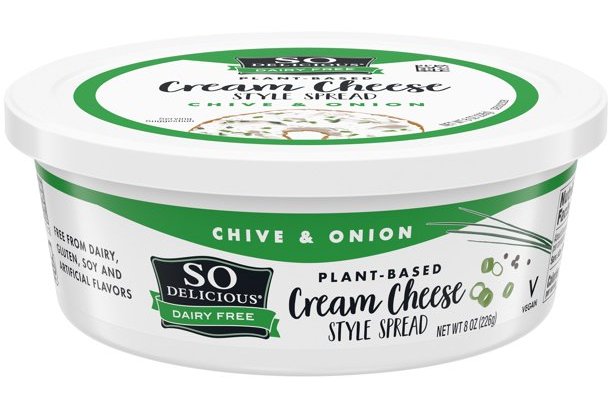 Order So Delicious - Vegan Cream Cheese - Sour Cream ＆ Chives  - 8 Oz food online from Luv Mart store, Santa Cruz on bringmethat.com