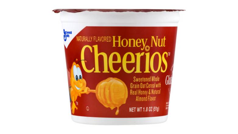 Order Honey Nut Cheerios Cereal Cup, Gluten Free Cereal food online from Energy Mart 4 store, Brevard on bringmethat.com