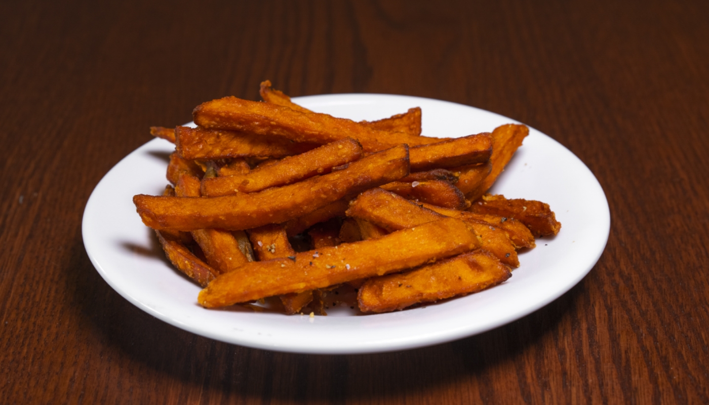 Order Sweet Potato Fries food online from Smokey Bones store, West Chester on bringmethat.com