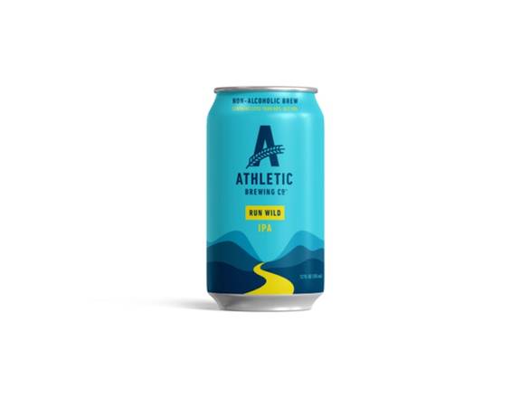 Order Athletic Brewing Run Wild IPA - 6x 12oz Cans food online from Garfield's Beverage Warehouse store, Chicago on bringmethat.com
