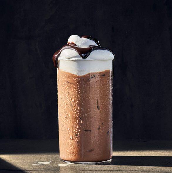 Order Iced Chocolate Latte food online from Panera store, Roseville on bringmethat.com