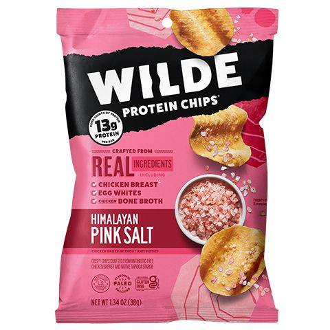 Order Wilde Protein Chips Himalayan Pink Salt 1.34oz food online from 7-Eleven store, La Grange on bringmethat.com