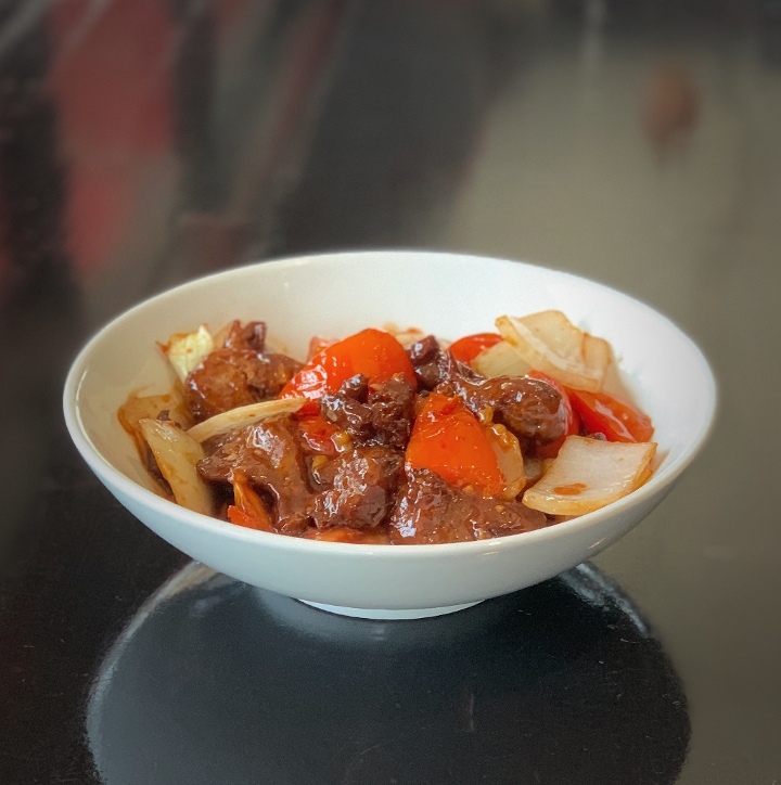 Order Vegan Tomato Beef food online from Kung Pao Bistro store, West Hollywood on bringmethat.com