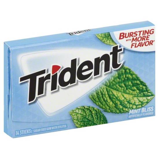 Order Trident Mint Bliss - 14 Pieces food online from Exxon Food Mart store, Port Huron on bringmethat.com