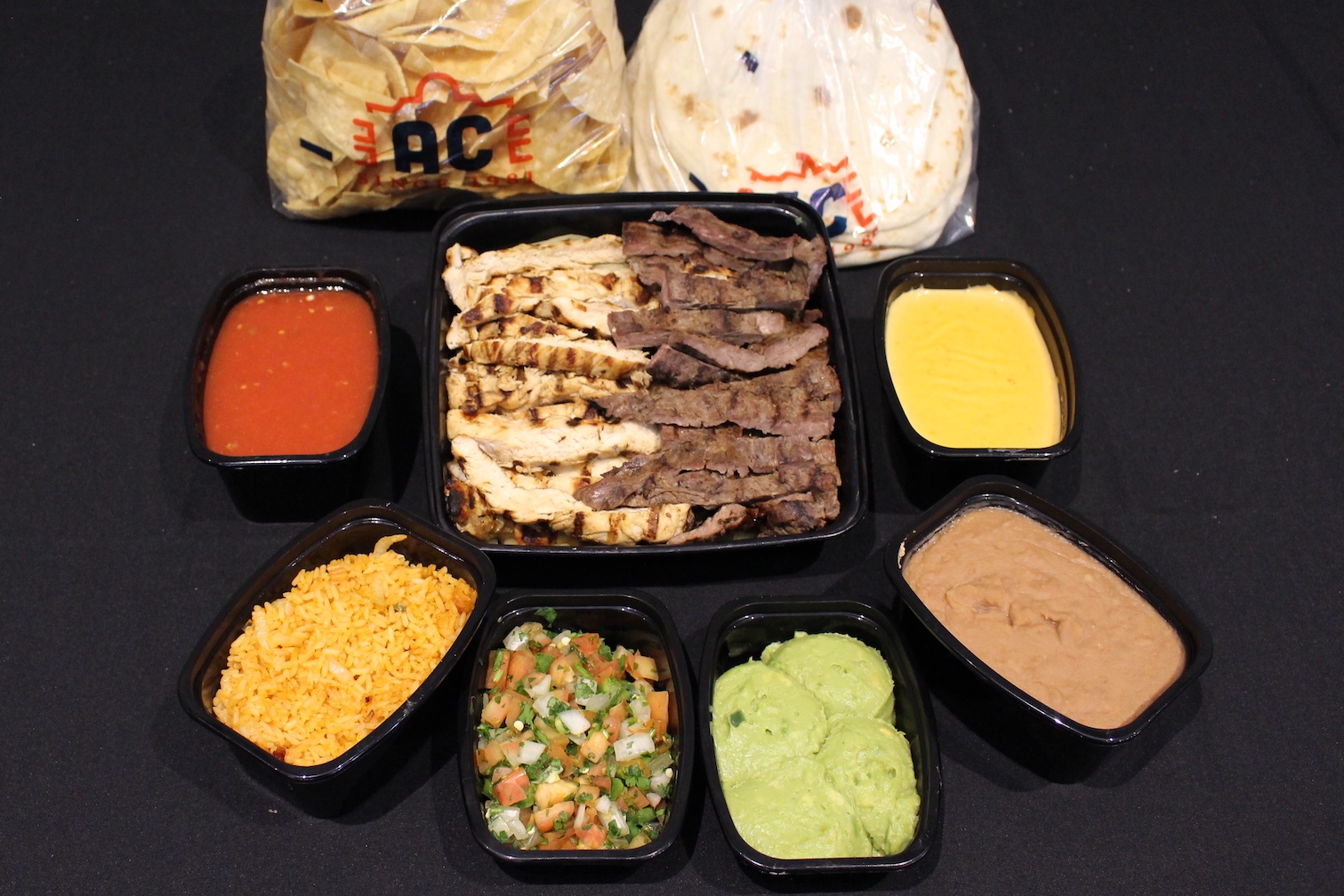Order Fajita Family Meal Deal food online from Alamo Cafe store, San Antonio on bringmethat.com