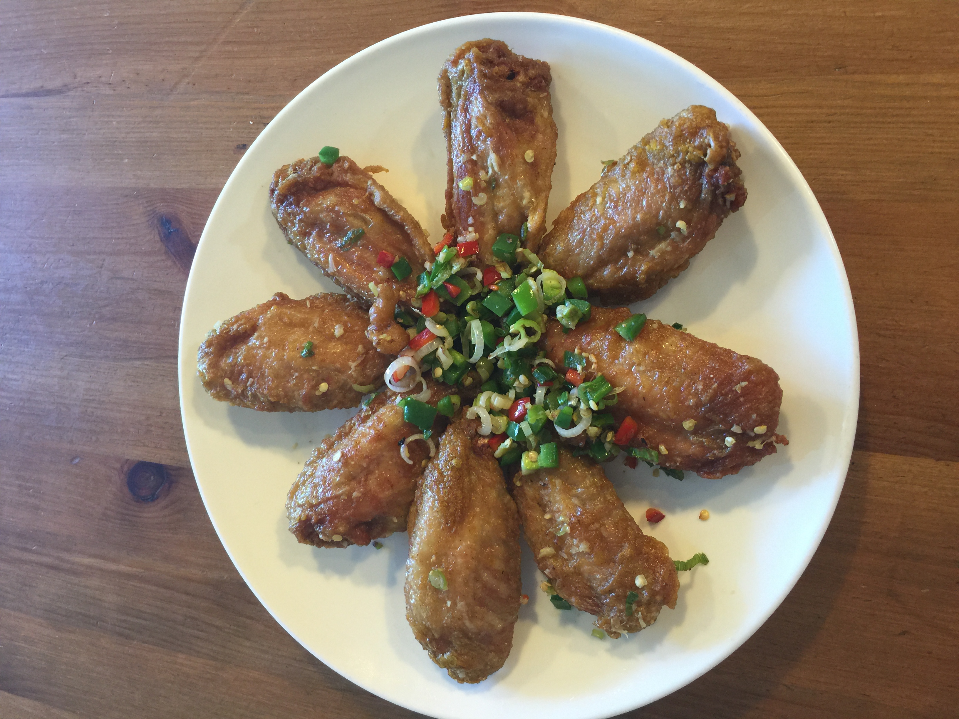 Order 8 Piece Salt and Pepper Chicken Wings food online from Full House store, Burlingame on bringmethat.com