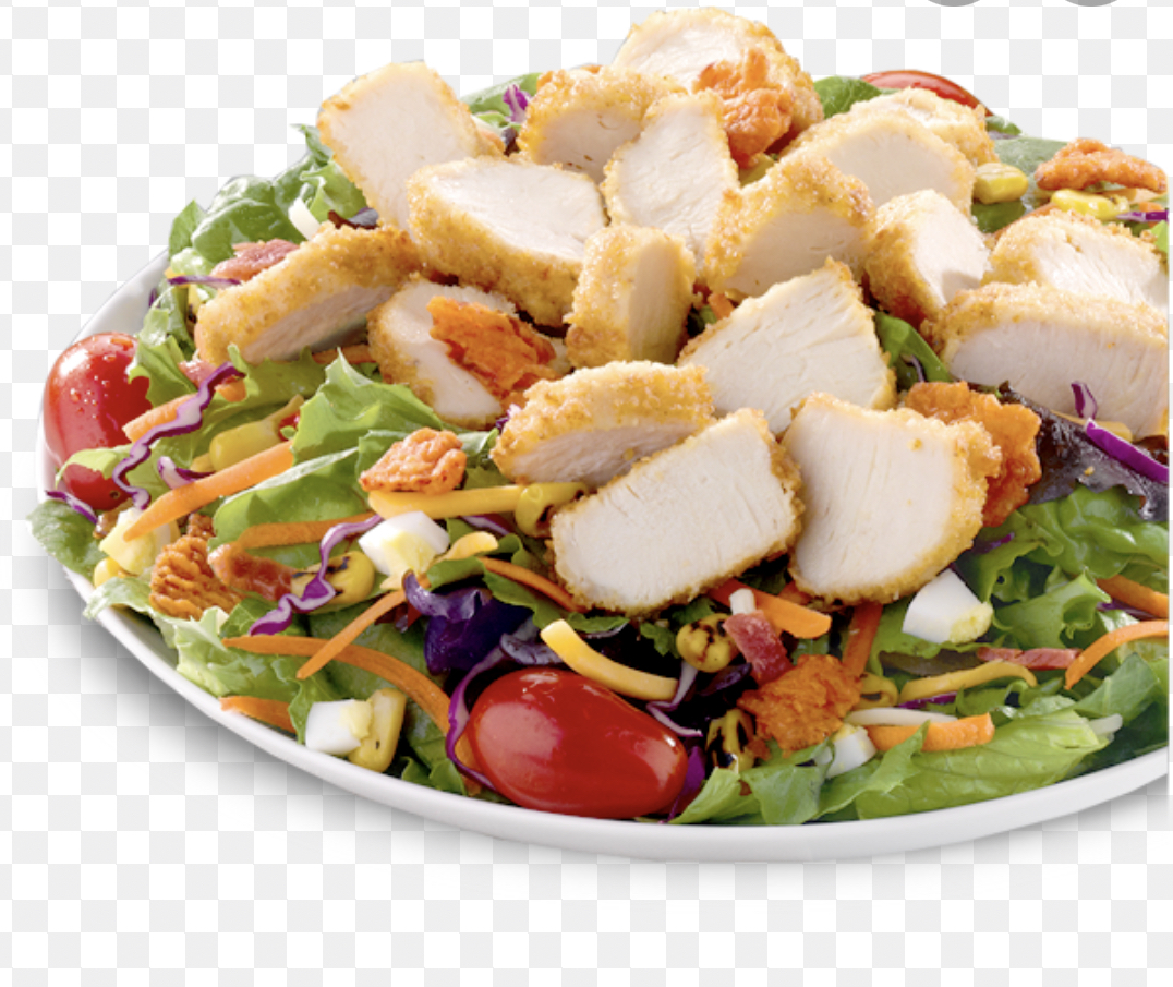Order S2. Crispy Chicken Salad food online from Fried Chicken store, Brooklyn on bringmethat.com