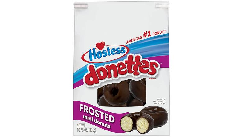 Order Hostess Frosted Mini Donettes Bag food online from Trumbull Mobil store, Trumbull on bringmethat.com