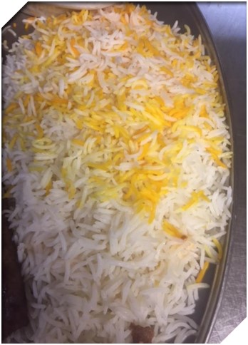 Order Fluffy Basmati Rice food online from Persian Room Fine Wine and Kebab store, Scottsdale on bringmethat.com