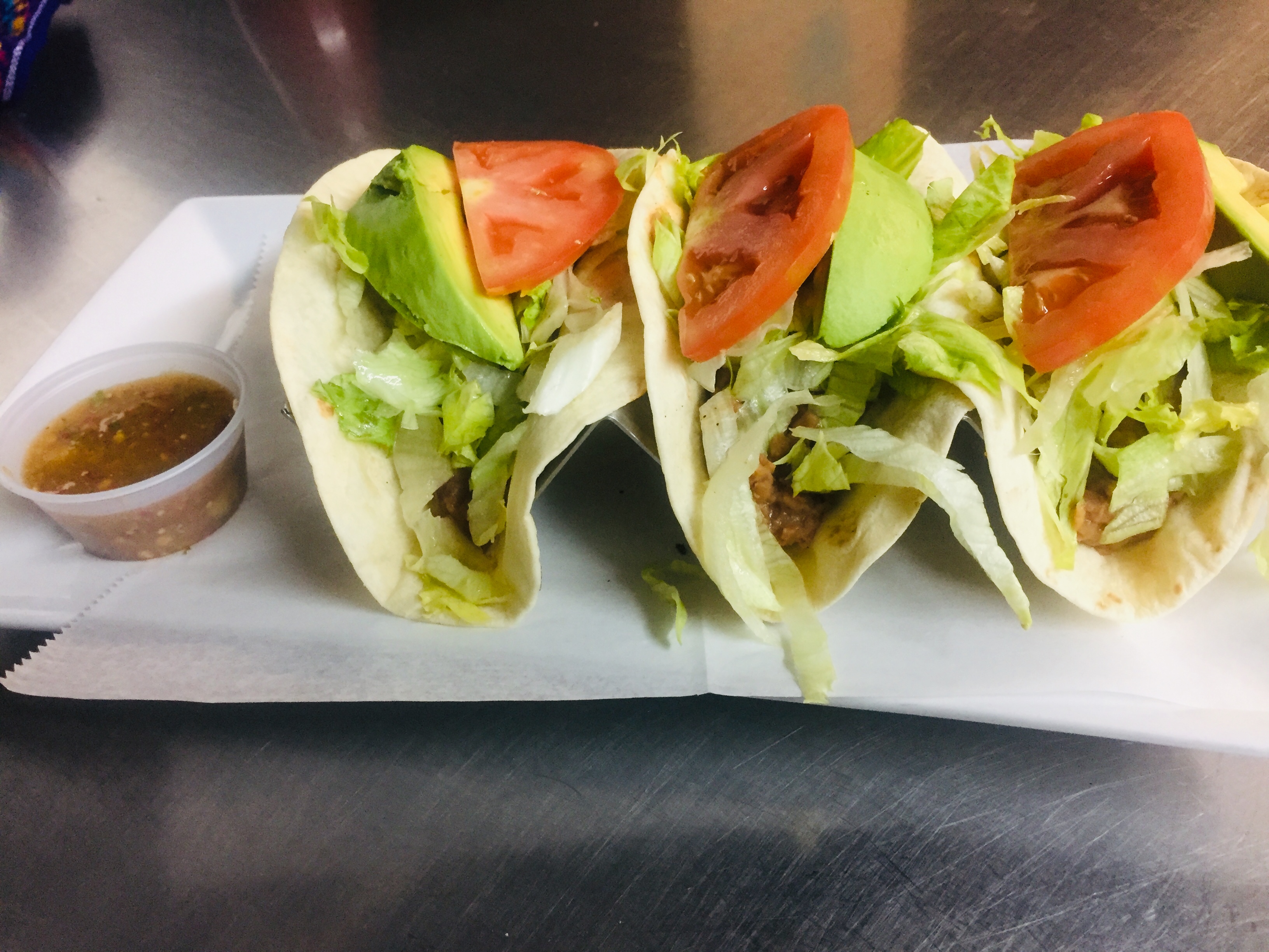 Order Tacos Veganos food online from El Patron Mexican Grill & Cantina store, Albany on bringmethat.com