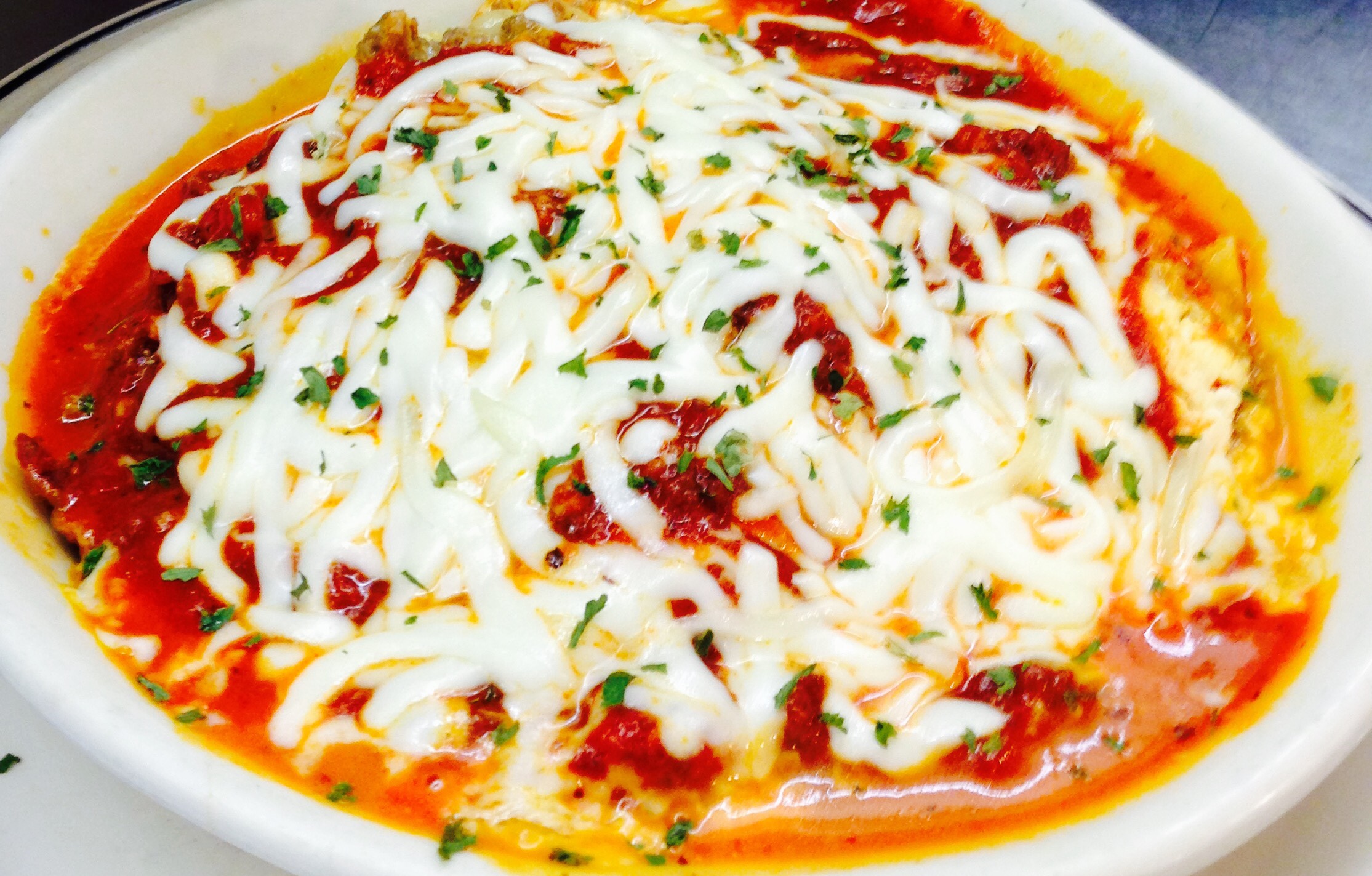 Order Baked Lasagna food online from Parkway Family Restaurant store, Madison on bringmethat.com