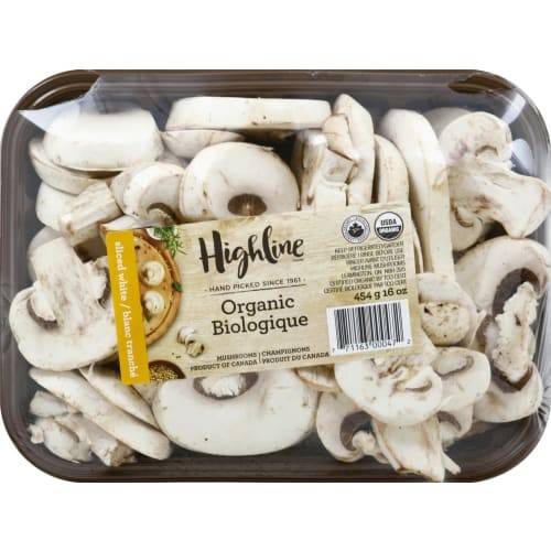 Order Highline · Sliced White Mushrooms (16 oz) food online from Jewel-Osco store, Arlington Heights on bringmethat.com