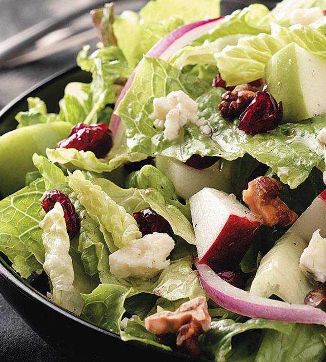 Order CHICKEN APPLE WALNUT SALAD food online from Austin's Saloon and Eatery store, Libertyville on bringmethat.com