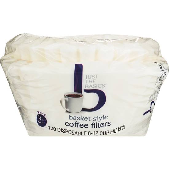Order Just The Basics Basket-Style Coffee Filters food online from Cvs store, Temecula on bringmethat.com