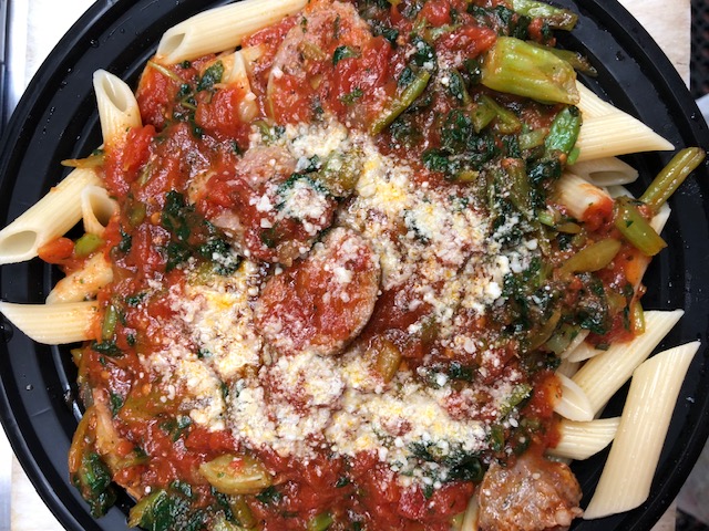 Order Penne Rigate with Broccoli Rabe and Sausage food online from Wolf Street Pizza store, Philadelphia on bringmethat.com