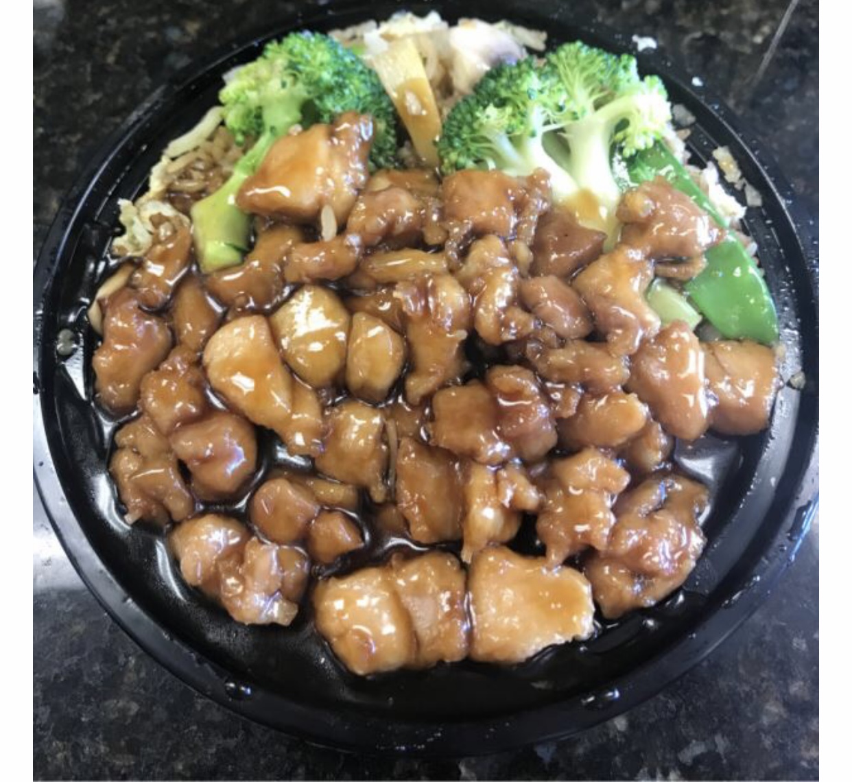 Order L31. Bourbon Chicken 棒棒鸡 food online from China Star store, Blue Bell on bringmethat.com
