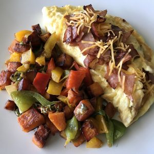 Order Ham and Cheese Omelette  food online from Health Prep Meals store, Weslaco on bringmethat.com
