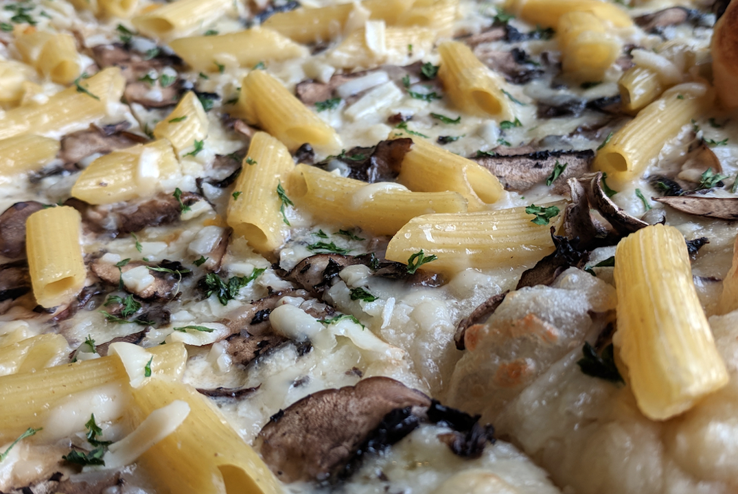 Order Mushroom Penne Alfredo (MPA) food online from Boss Lady Pizza store, Superior on bringmethat.com