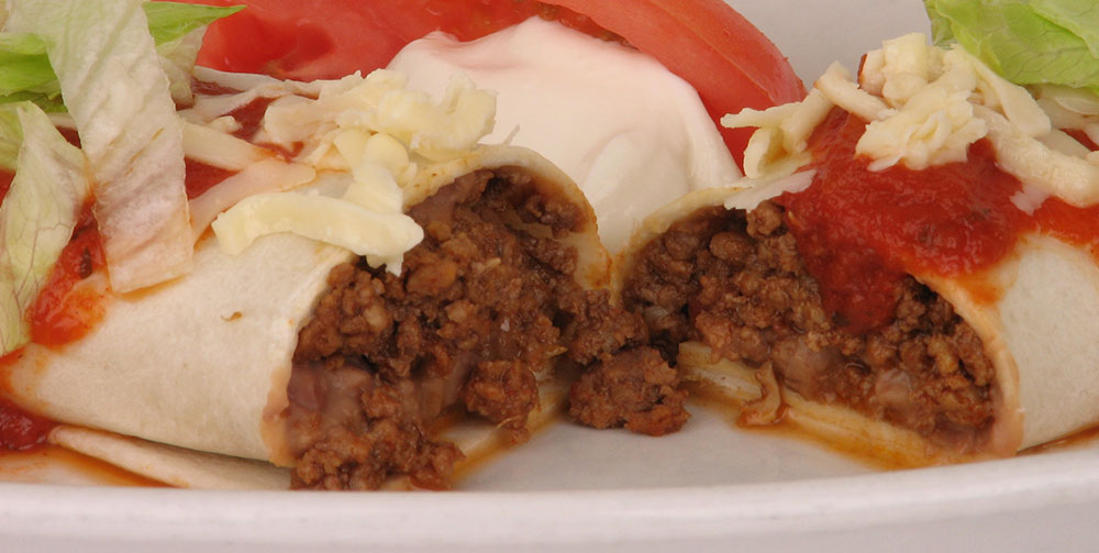 Order Burrito Deluxe (1) food online from El Nopal store, Shepherdsville on bringmethat.com