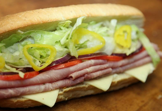 Order 12" Ham Sub food online from Bravo pizza and subs store, Los Angeles on bringmethat.com