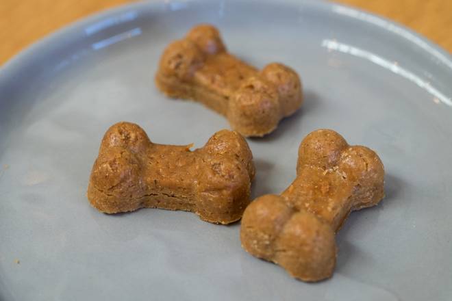 Order Peanut Butter Bacon Dog Biscuits food online from Huckleberry Café store, Santa Monica on bringmethat.com
