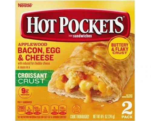 Order Hot Pockets Applewood Bacon, Egg & Cheese food online from Pacific Liquor Market store, Bell Gardens on bringmethat.com