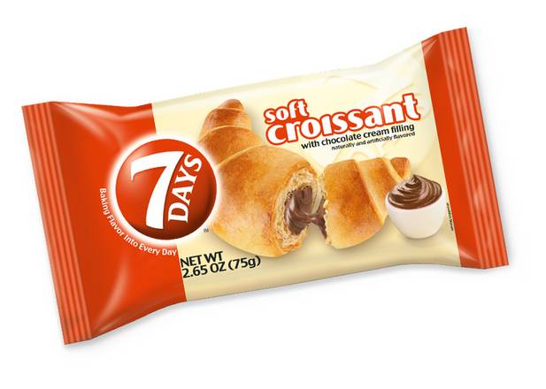 Order 7 Days Soft Croissant, Chocolate Filling food online from Red Roof Market store, Lafollette on bringmethat.com