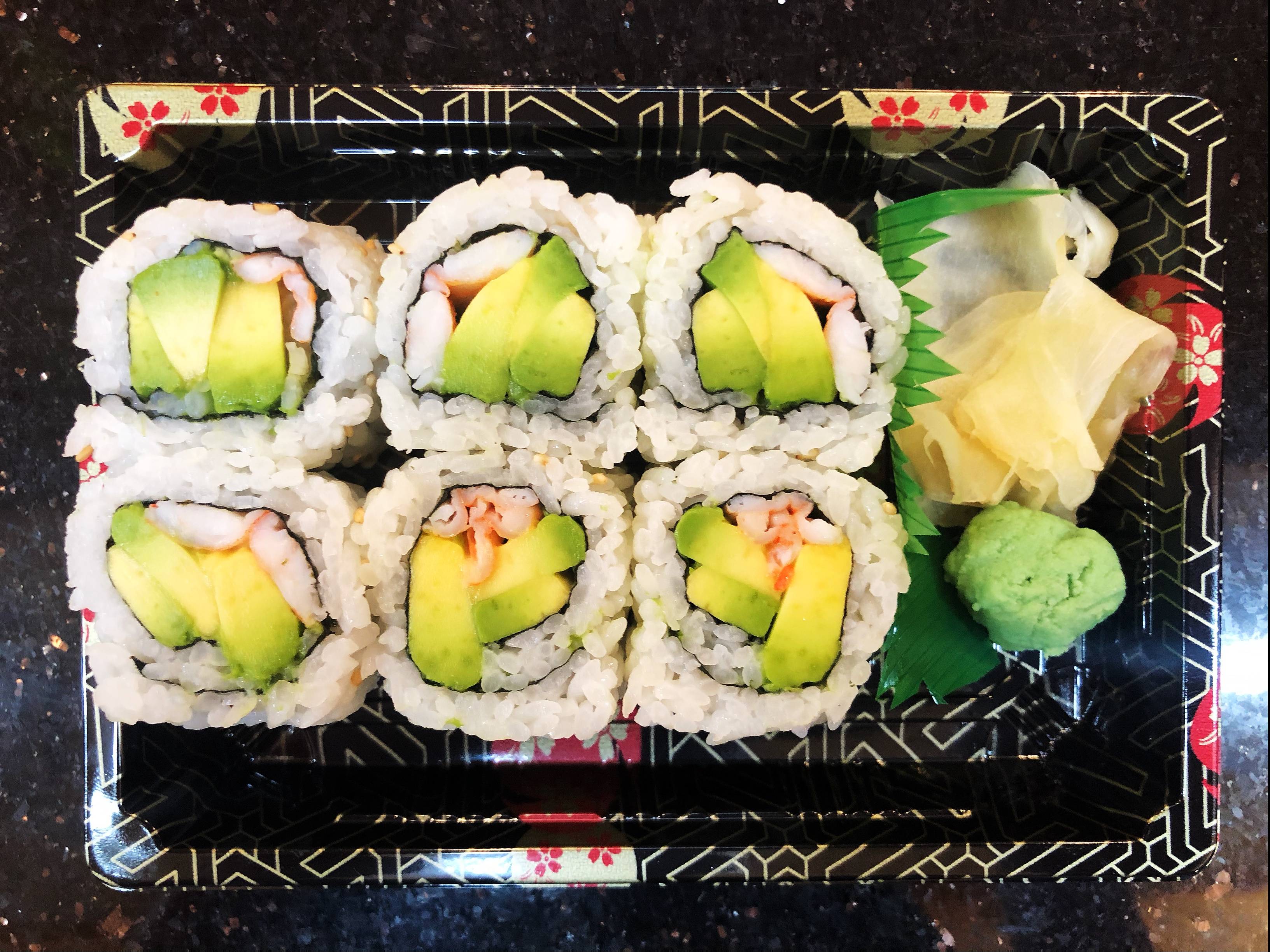 Order Shrimp Avocado Roll food online from Yan Asian Restaurant store, Rutherford on bringmethat.com