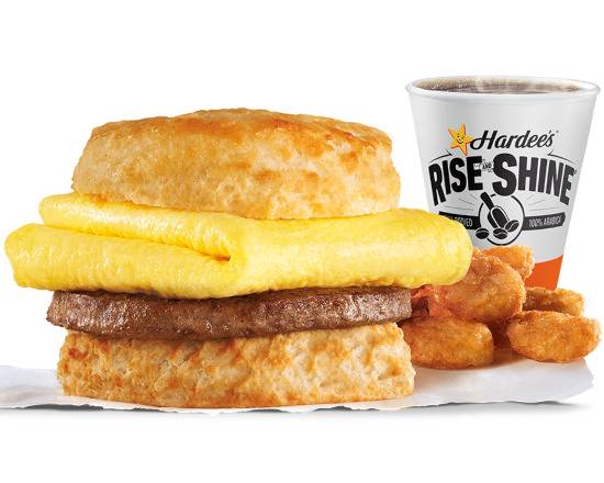 Order Sausage Egg Biscuit Combo food online from Hardee store, Huntington on bringmethat.com