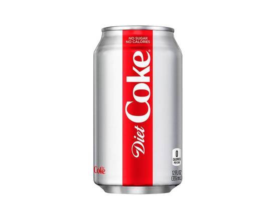 Order Diet Coke Can food online from Crunchy Taco Snob store, San Jose on bringmethat.com