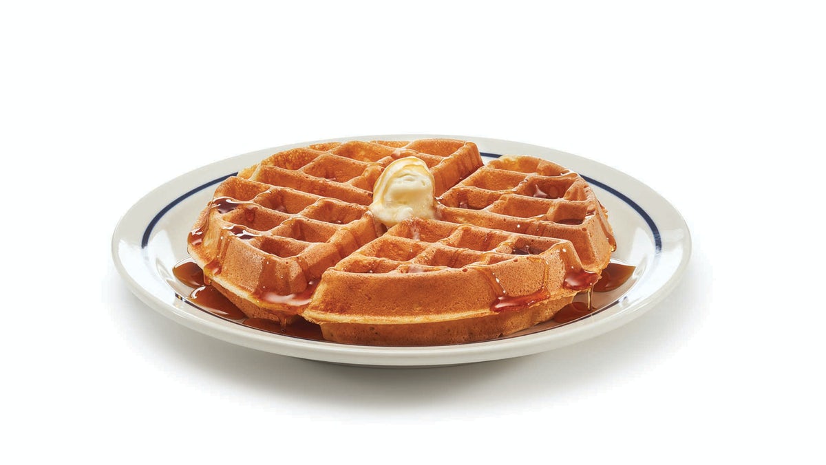 Order Belgian Waffle food online from Ihop store, Cambridge on bringmethat.com