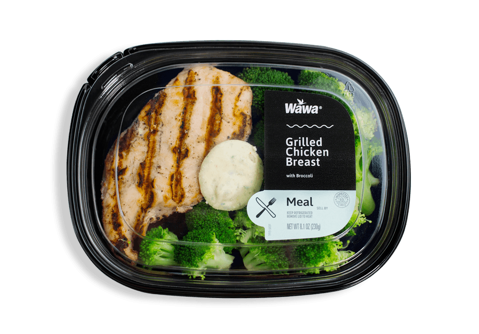 Order Grilled Chicken Breast with Broccoli Meal 8.1oz food online from Wawa store, Holmes on bringmethat.com