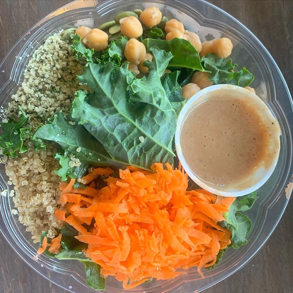 Order Quinoa and Kale Protein Salad food online from ParaVida Wellness store, Victoria on bringmethat.com