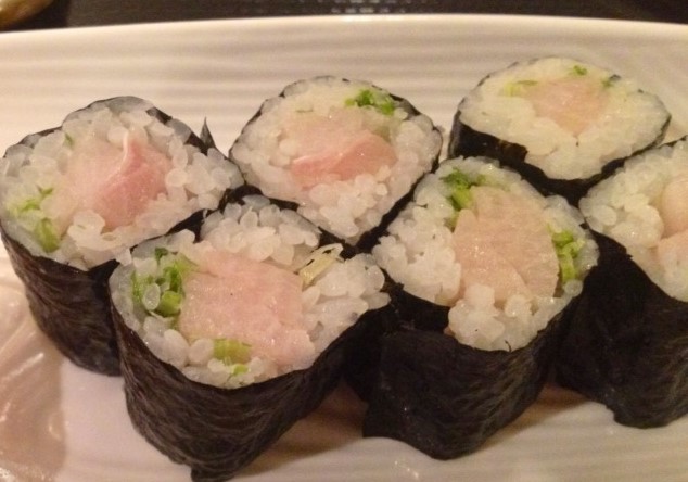 Order Yellowtail Scallion Roll food online from Sake Roll Sushi store, Glendora on bringmethat.com