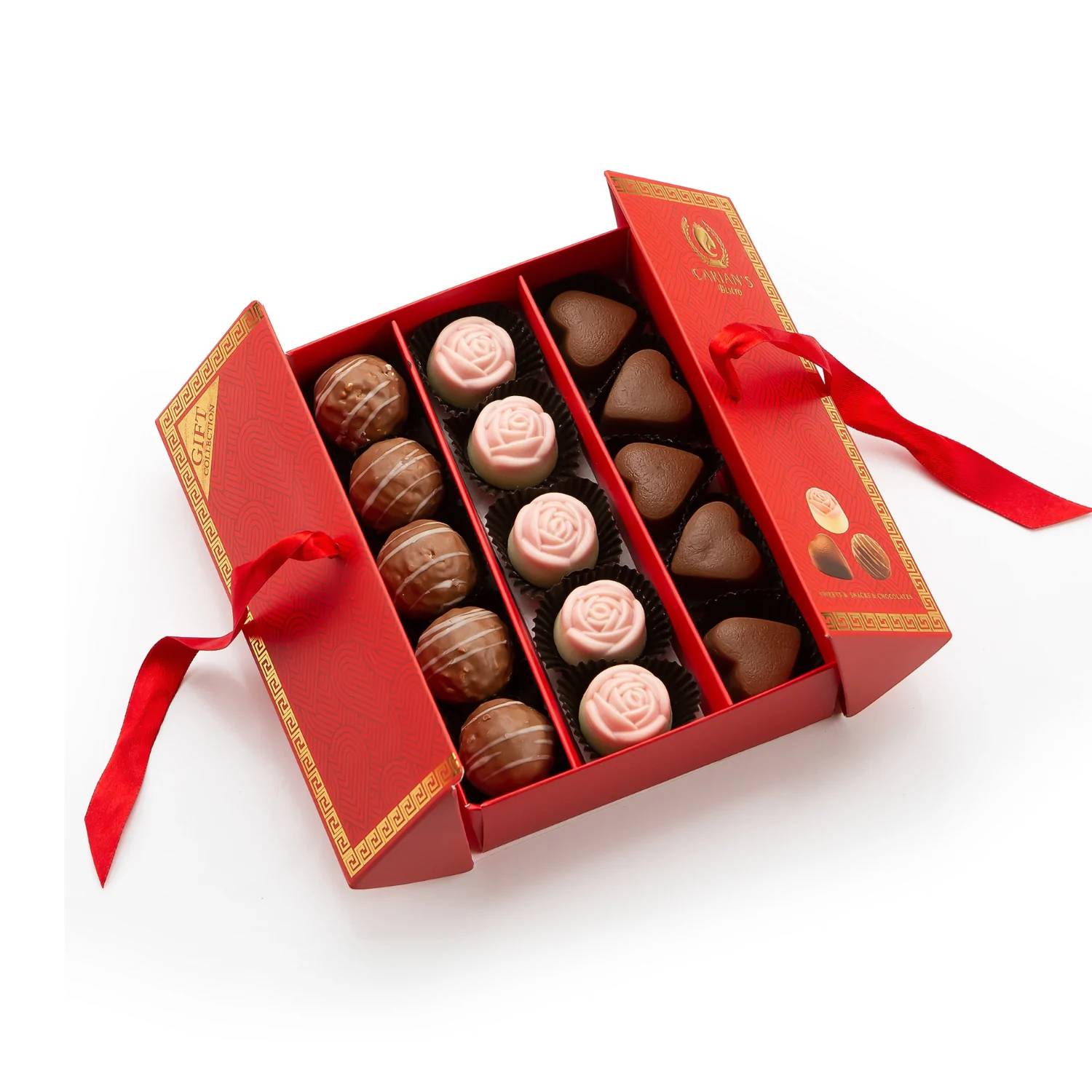Order CARIAN’S BISTRO CHOCOLATIER LOVE TRUFFLES GIFT food online from Niko's Flower Designs store, Chicago on bringmethat.com