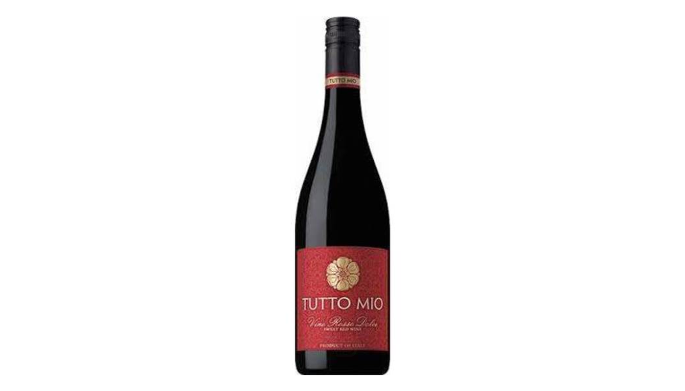 Order Tutto Mio Rossa Dolce 750ml Bottle food online from Spikes Bottle Shop store, Chico on bringmethat.com