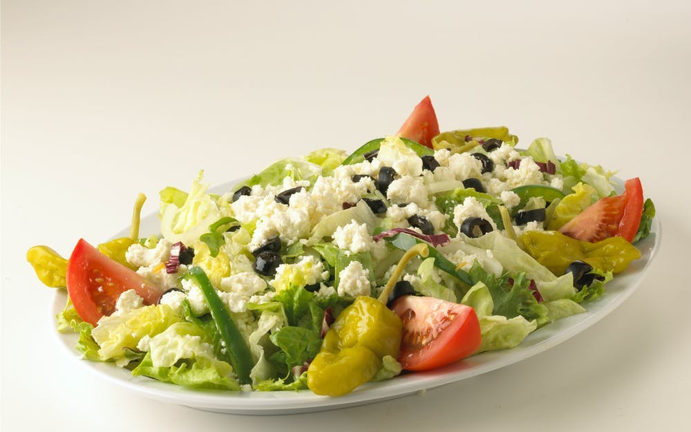 Order Greek Salad - Salad food online from Bellacino Pizza & Grinders store, Southfield on bringmethat.com