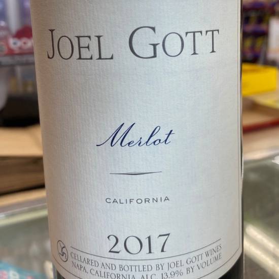 Order Joel Gott 2017 Merlot  food online from Ramona Liquor store, Rancho Cucamonga on bringmethat.com