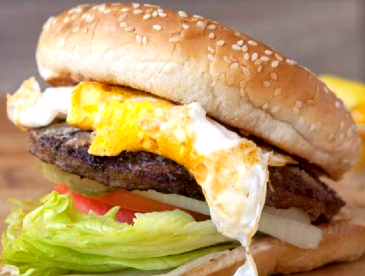 Order Egg Burger food online from Taco Plus store, Los Angeles on bringmethat.com
