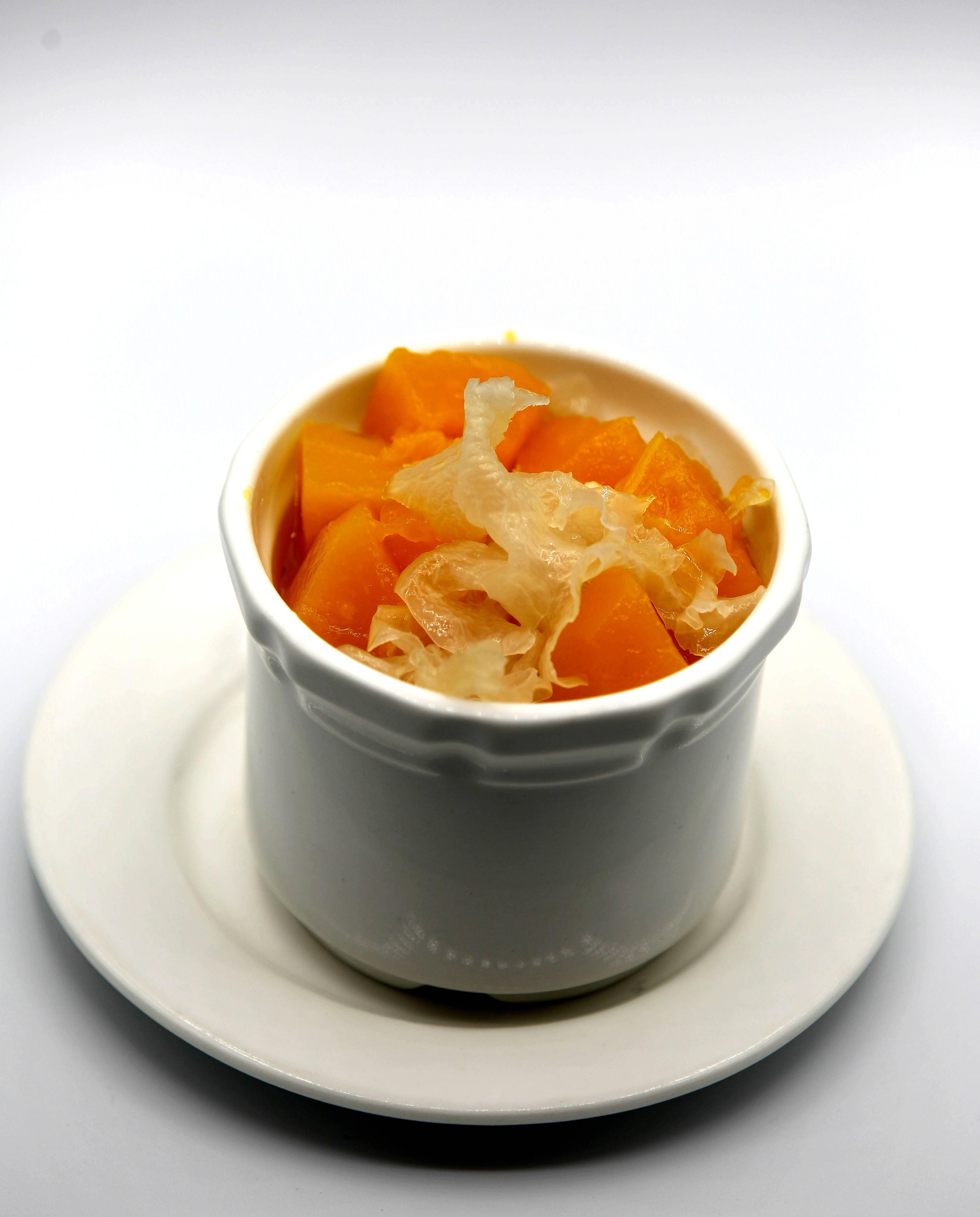 Order #10 Stewed Papaya with White Fungi and Almonds food online from Sweet Mango Dessert Cafe store, San Francisco on bringmethat.com