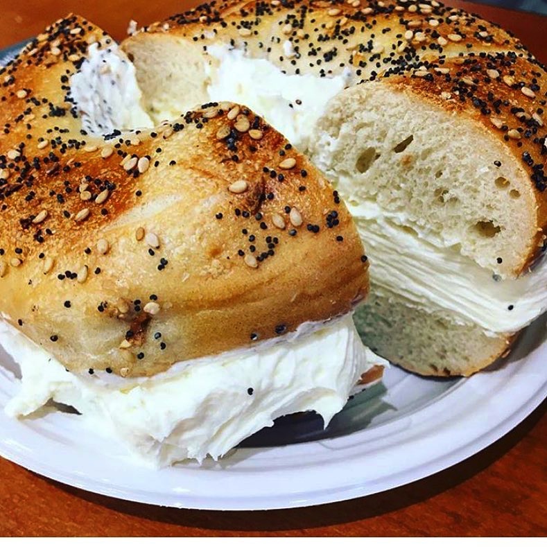 Order Bagel with Schmear food online from Bagel boss store, New York on bringmethat.com
