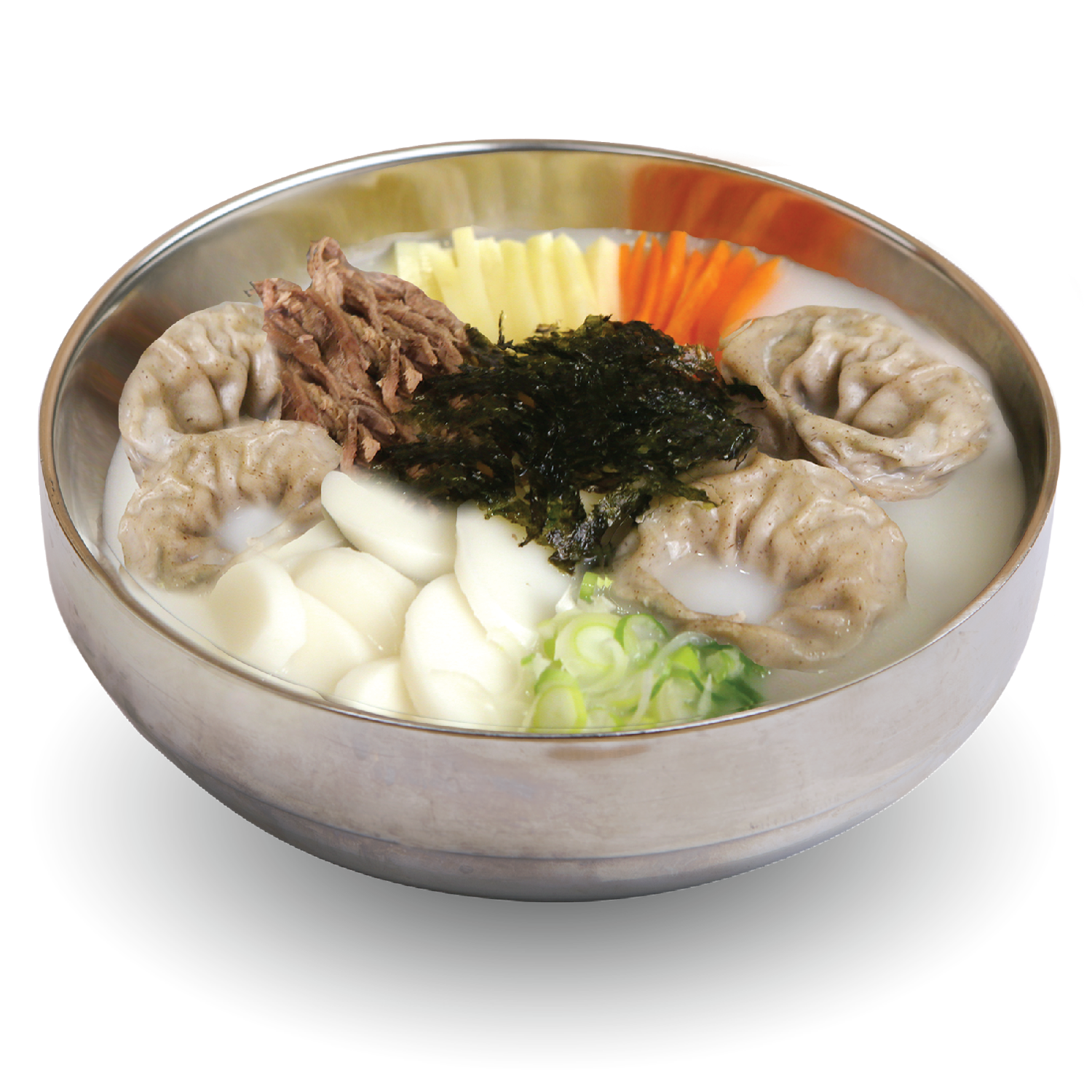 Order Handcrafted Dumpling and Rice Cake in Ox Bone Broth food online from Yuk Dae Jang store, Irvine on bringmethat.com