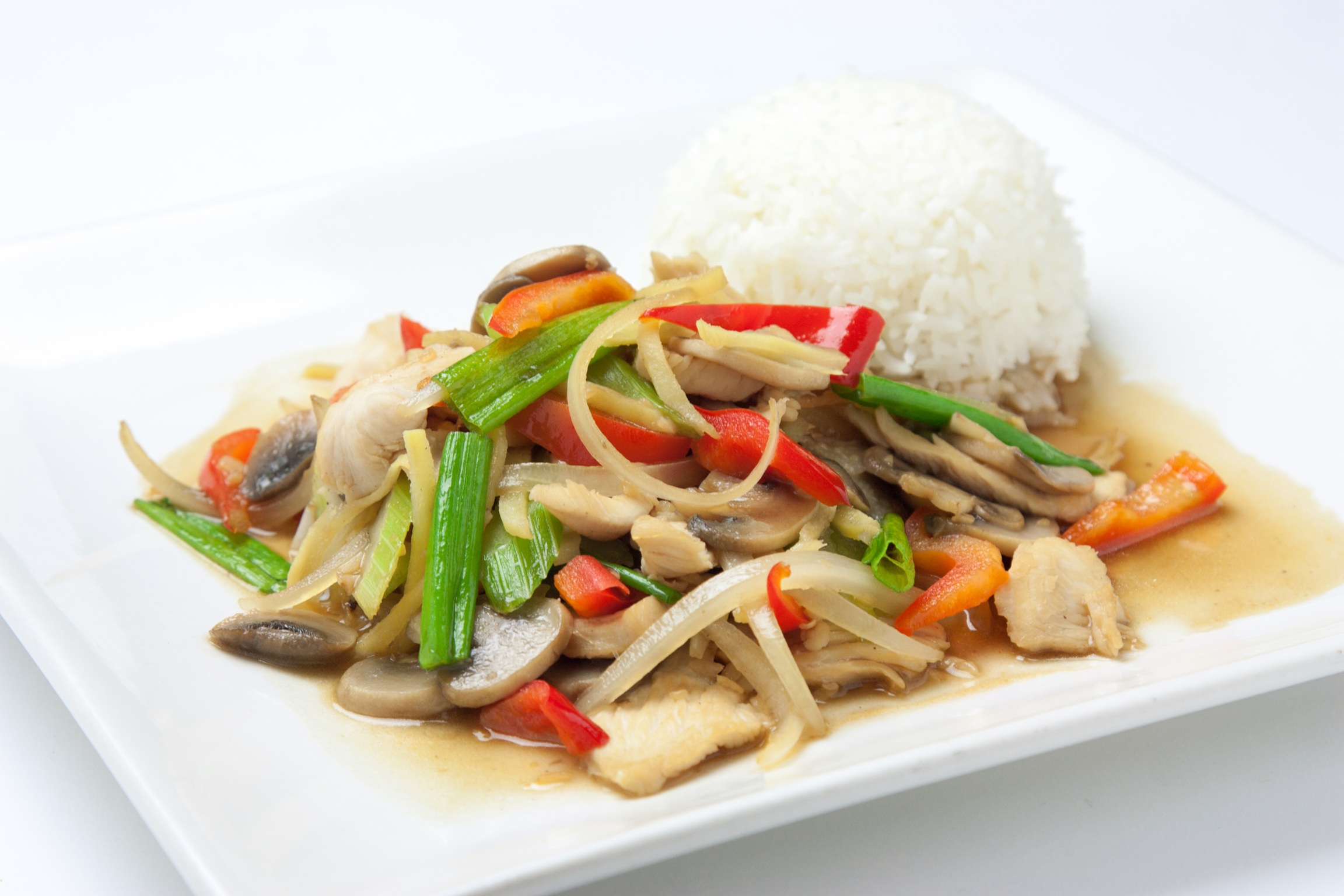 Order Ginger food online from Basil Thai Bistro store, San Diego on bringmethat.com