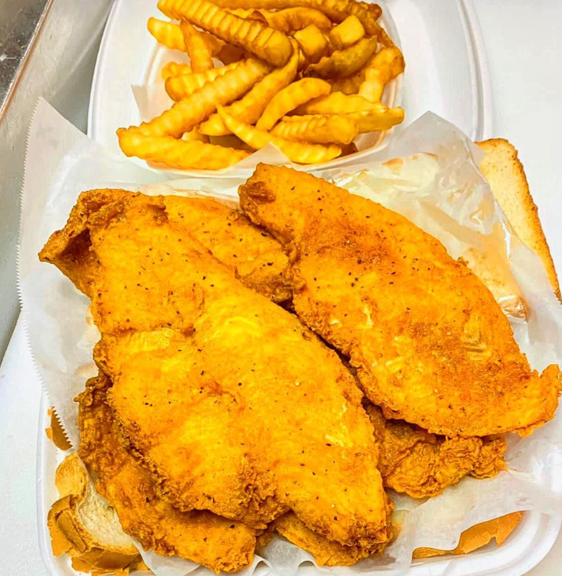 Order Catfish Fish Combo  food online from Lokman Best Wings store, Richmond on bringmethat.com