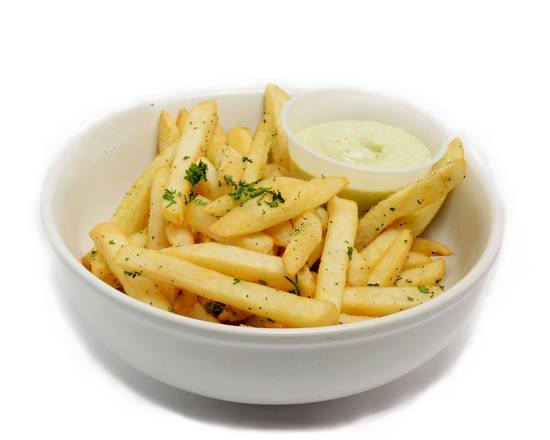 Order French Fries food online from George's Greek Grill-Fig at 7th store, Los Angeles on bringmethat.com