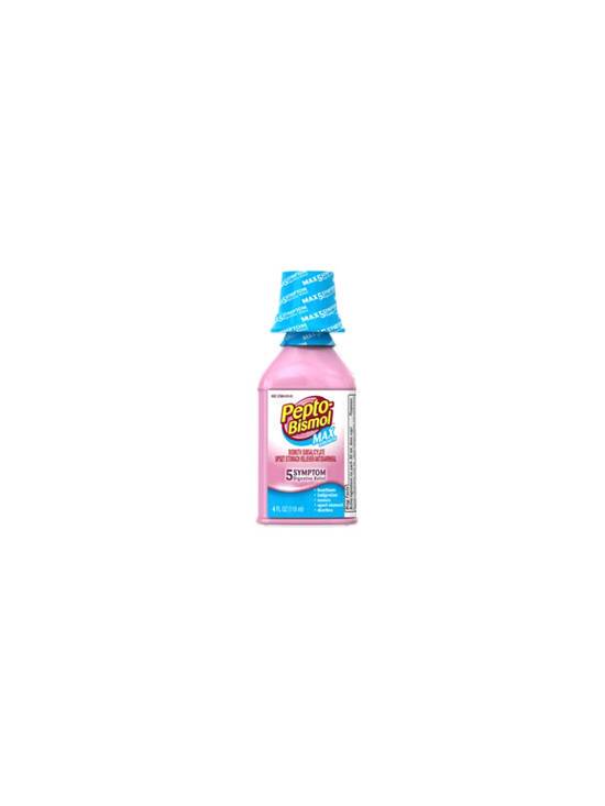 Order Pepto Bismol Max Strength 4 OZ food online from Chevron Extramile store, Tracy on bringmethat.com