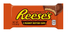 Order Reese's Peanut Butter Cups - 2 pack food online from Fferins Of Brooklyn store, Brooklyn on bringmethat.com